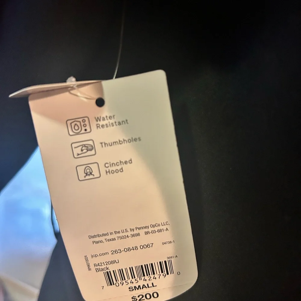 Xersion Women's Black Belted Puffer Coat with Fur Trim - Picture 6 of 6